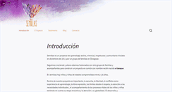 Desktop Screenshot of espaciosemillas.org